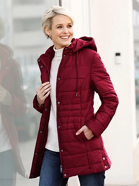 Classic Basics Steppjacke mit Kapuze günstig online kaufen