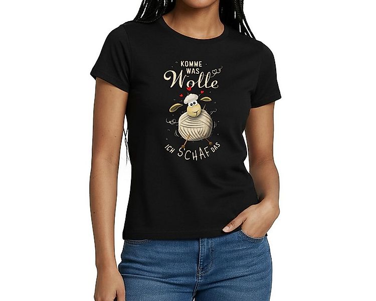 Spreadshirt T-Shirt Komme was Wolle, ich Schaf das Motivation Frauen T-Shir günstig online kaufen