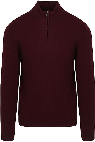 Steppin' Out Half Zip Pullover Merinowolle Bordeaux - Größe XXL günstig online kaufen