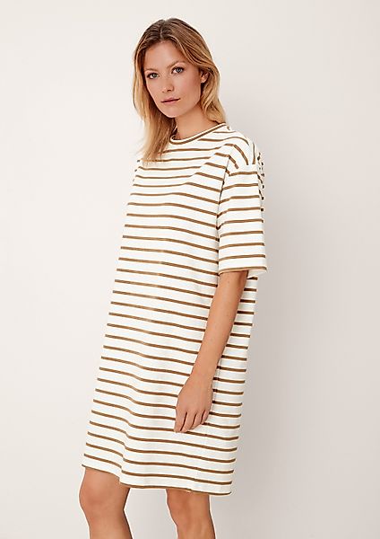 s.Oliver Minikleid Kleid Sweatkleid mit Streifen günstig online kaufen