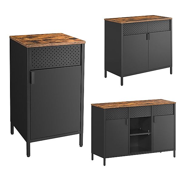 SONGMICS Aktenschrank Küchenschrank Metallschrank, Tür mit günstig online kaufen