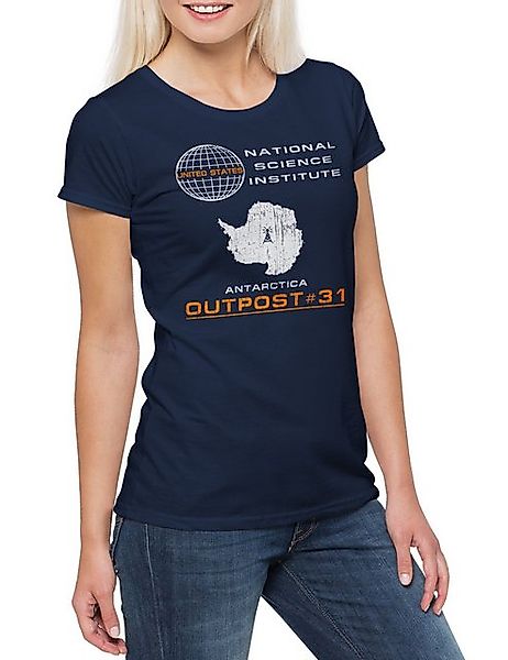 Urban Backwoods Print-Shirt Outpost 31 Damen T-Shirt Das Ding The Symbol Lo günstig online kaufen