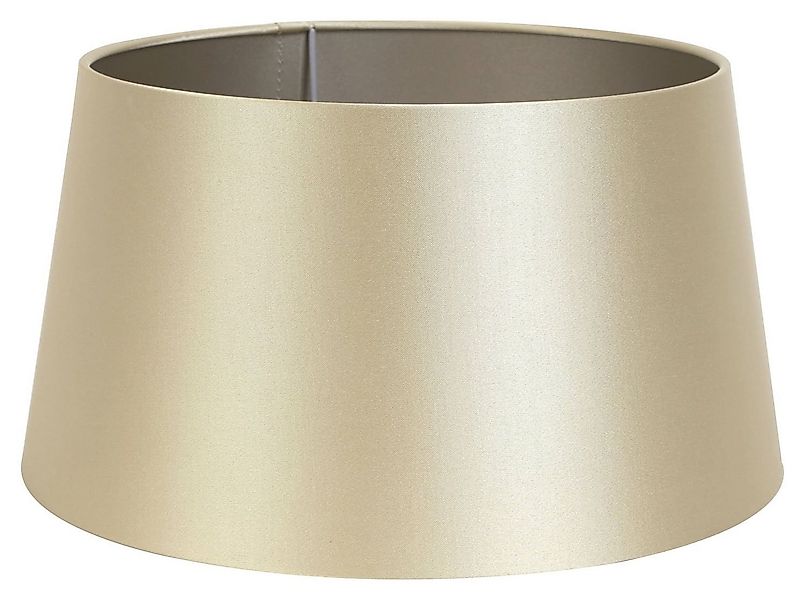Light & Living Lampenschirm MONACO, Ø 25 cm, Goldgelb, Taupe, Stoff, PVC günstig online kaufen