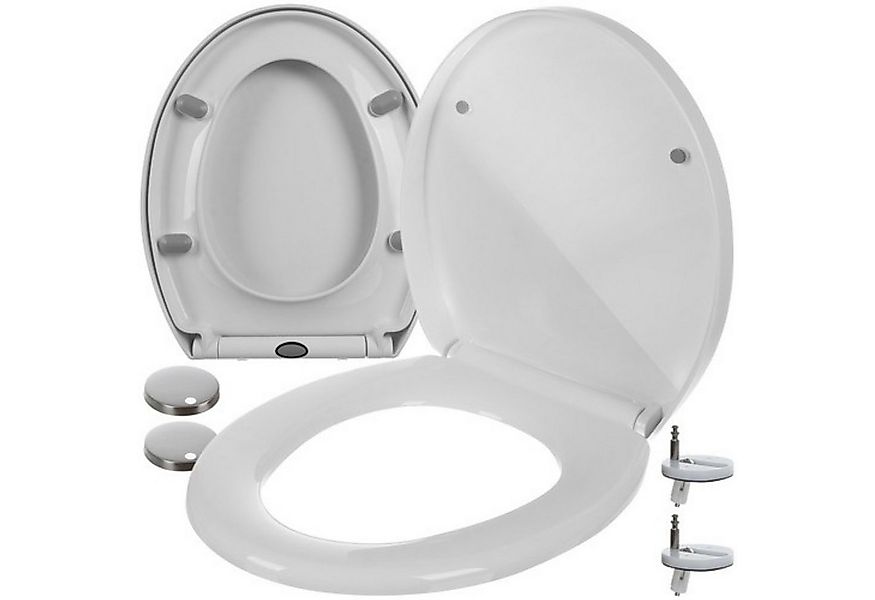 Ruhhy WC-Sitz Universal WC-Sitz Soft-Close, abnehmbar, PP, Edelstahlscharni günstig online kaufen