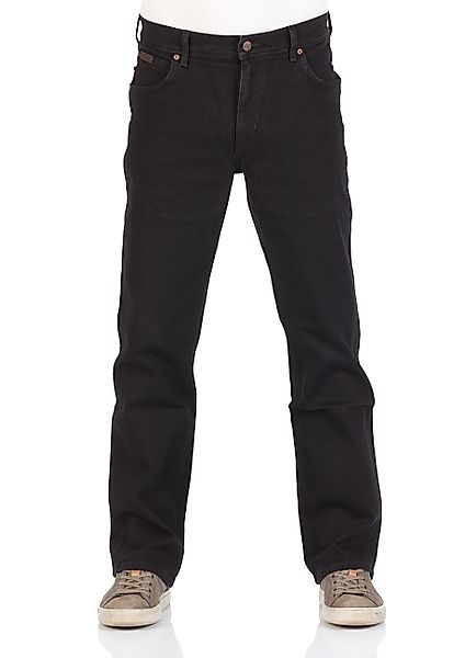 Wrangler Texas Stretch Herren Jeans - Regular Fit - Blue Black - Black Over günstig online kaufen