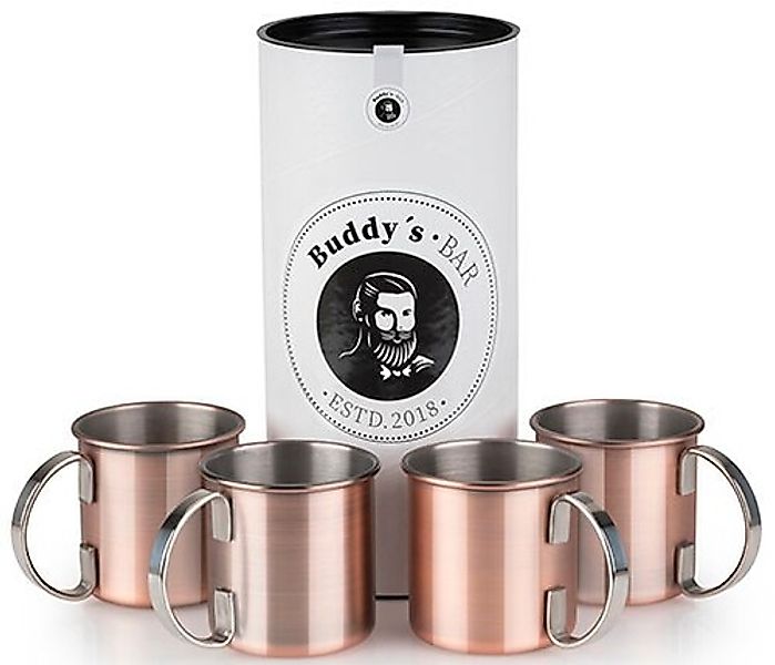 Buddy's Becher »Buddy´s Bar«, (Set, 4 tlg.), Moscow Mule Becher, 450 ml, ho günstig online kaufen