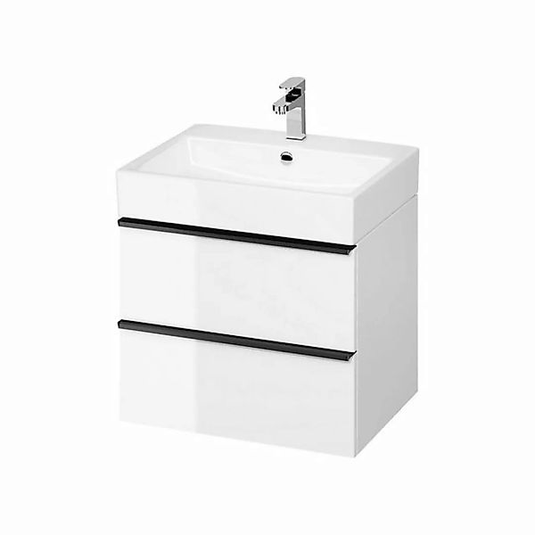 KOLMAN Waschbeckenunterschrank Badmöbel Set VIRGO 60 Badezimmerschrank (Sch günstig online kaufen