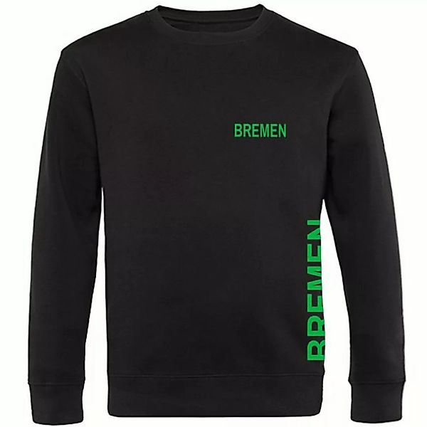 multifanshop Sweatshirt Bremen - Brust & Seite - Pullover günstig online kaufen