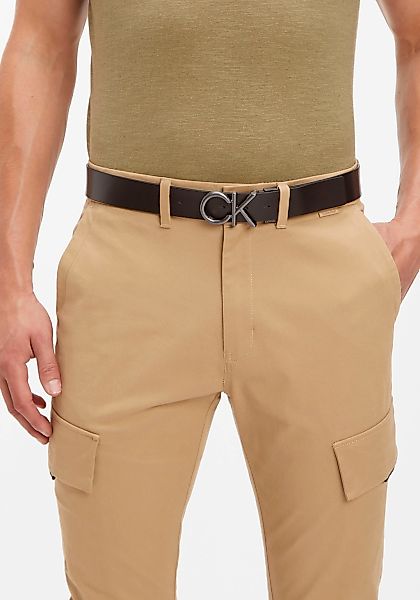 Calvin Klein Ledergürtel, mit Monogramm-Schnalle aus Metall günstig online kaufen