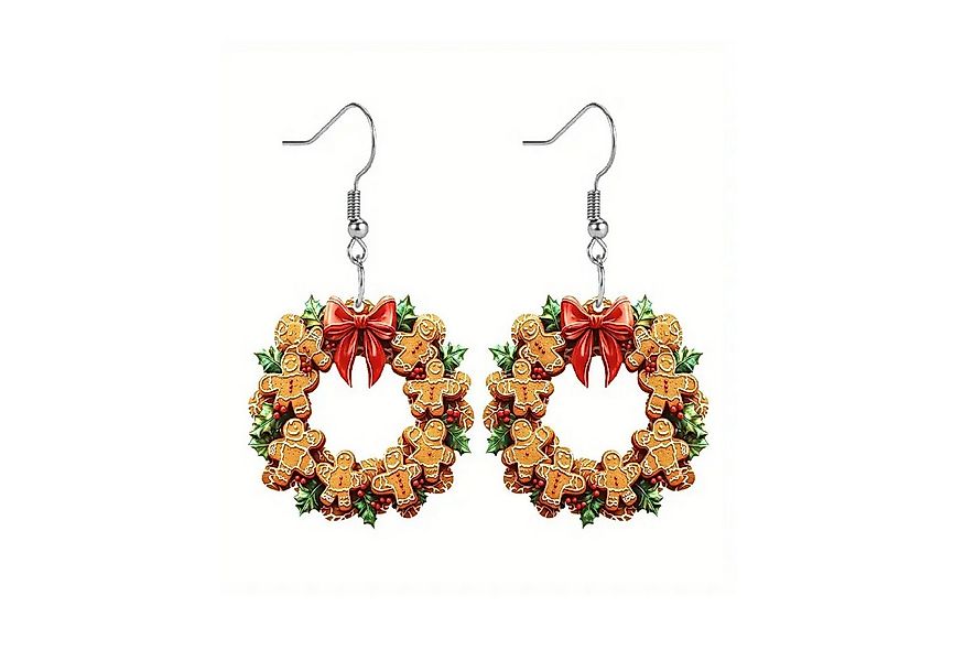 Adelia´s Paar Ohrhänger Weihnachtsschmuck Ohrringe Ohrhänger Weihnachtskran günstig online kaufen