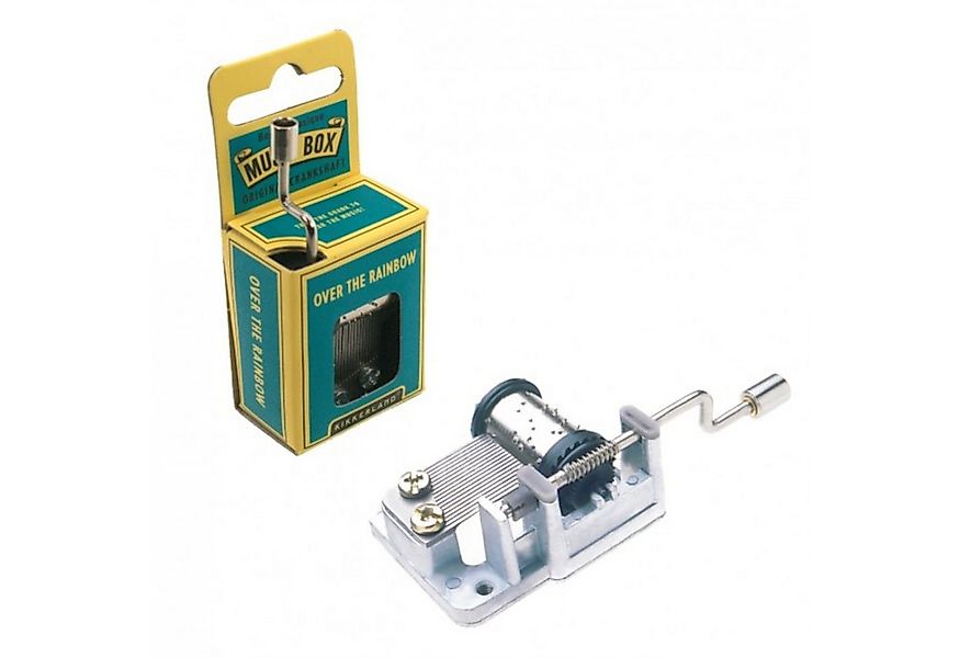Kikkerland Spielzeug-Musikinstrument Mini Drehorgel - Over the Rainbow günstig online kaufen