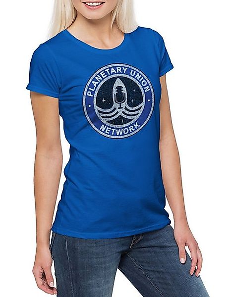 Urban Backwoods Print-Shirt O Union Network Logo Damen T-Shirt The Fun Seth günstig online kaufen