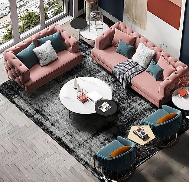 Xlmoebel Sofa Entspannungssofa mit drei Sitzen, Design-Couch, Lounge-Sofas günstig online kaufen