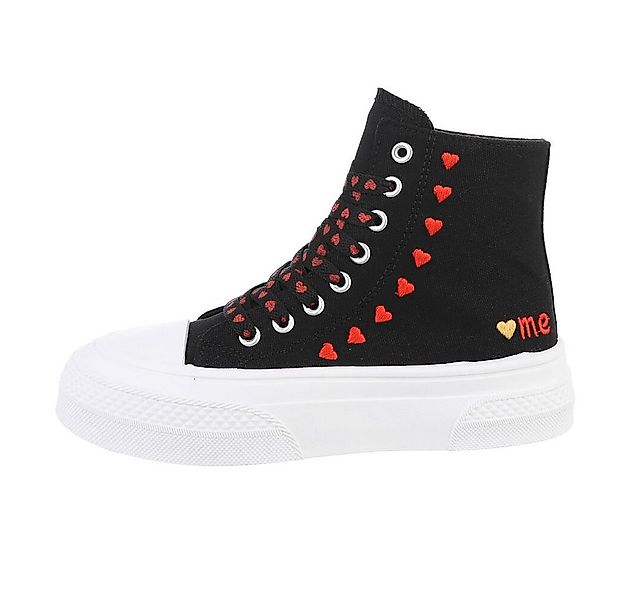 Ital-Design Damen High-Top Freizeit Sneakerboots (85697918) Flach Sneakers günstig online kaufen