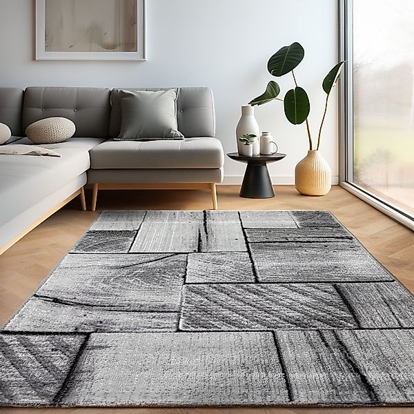 Carpettex Designteppich 3D-Holzdesign, Rechteckig, Höhe: 12 günstig online kaufen