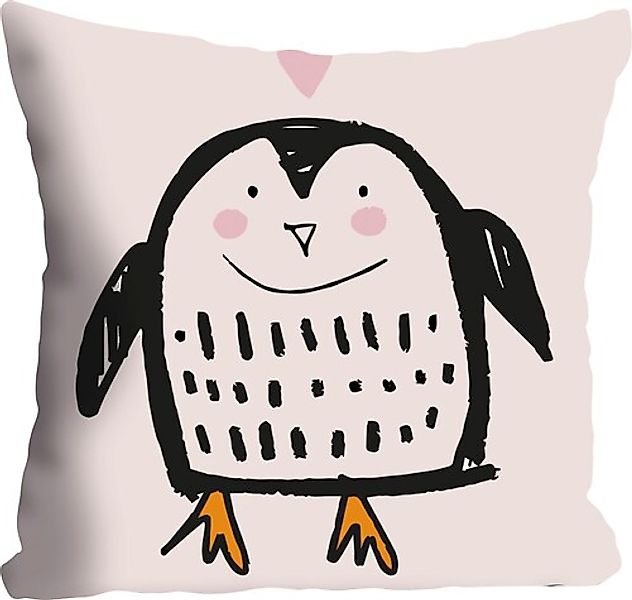 queence Dekokissen »Pinguin«, Kissenhülle ohne Füllung, 1 Stück günstig online kaufen