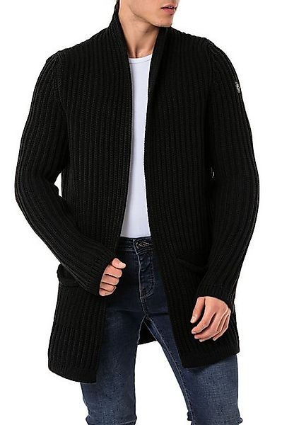 RedBridge Cardigan mit weichem Kragen – Hochwertiger Strick-Cardigan günstig online kaufen