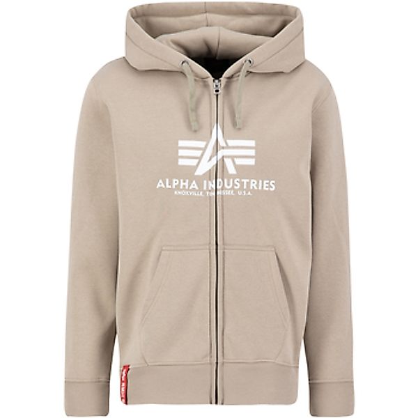 Alpha Industries  Sweatshirt Basic Zip Hoodie BL - vintage sand günstig online kaufen