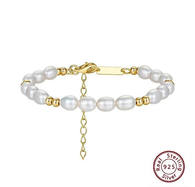 Eyecatcher Armkette Elegantes Armband aus 925 Sterling Silber mit Süßwasser günstig online kaufen