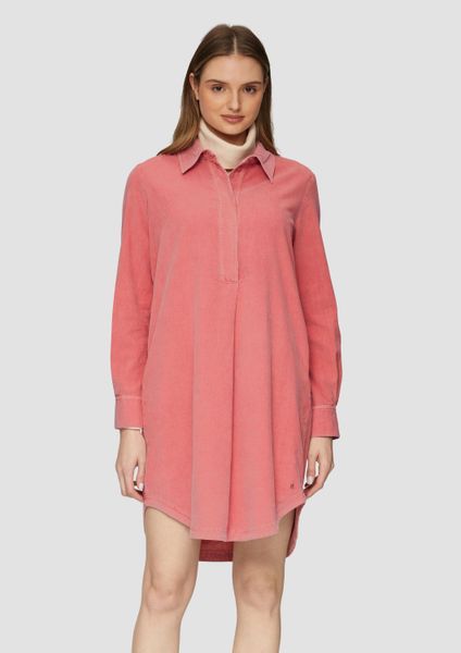 s.Oliver Minikleid Kleid Hemdblusenkleid aus Feincord günstig online kaufen