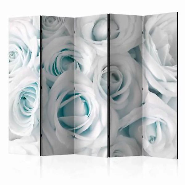 artgeist Paravent Satin Rose (Turquoise) II [Room Dividers] mehrfarbig Gr. günstig online kaufen