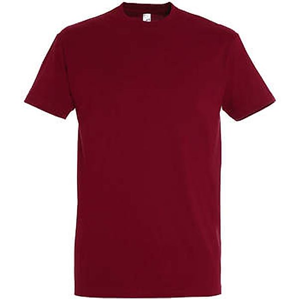 Sols  T-Shirt IMPERIAL camiseta color Chili-100% algodón semi-peinado günstig online kaufen