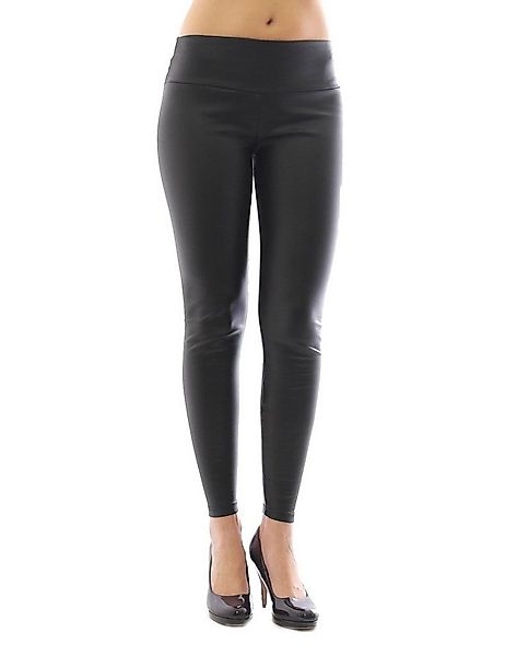 SYS Leggings New Leggings lang hoher Bund KunstLeder Kunst-Leder Matt Tregg günstig online kaufen