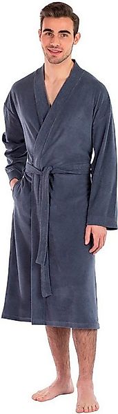 framsohn frottier Bademantel Leichter Bademantel Herren, Langform, Jersey, günstig online kaufen