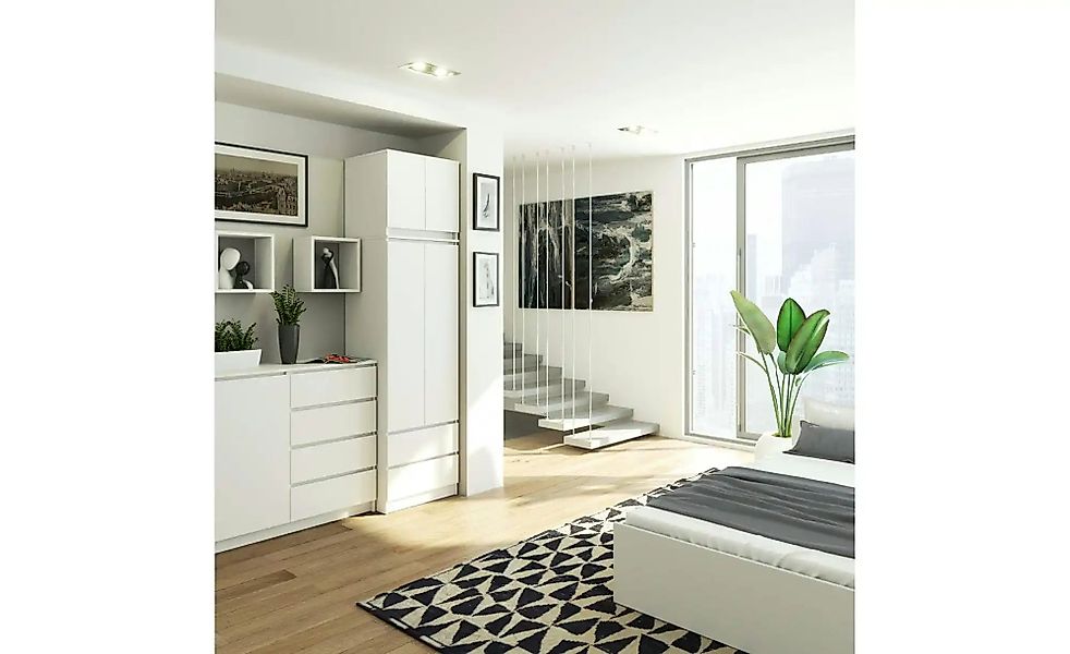 Drehtürenschrank mit viel Stauraum Sara ¦ weiß ¦ Maße (cm): B: 60 H: 234 Sc günstig online kaufen