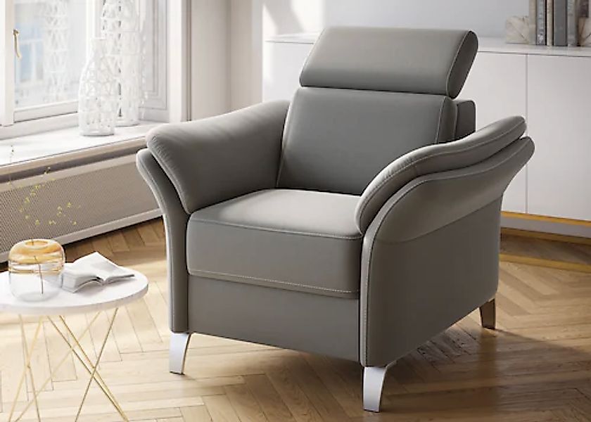 sit&more Sessel »Vincenzo«, inklusive Kopfteilverstellung günstig online kaufen