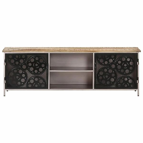 Tv-schrank 120x30x40 Cm Raues Mangoholz günstig online kaufen