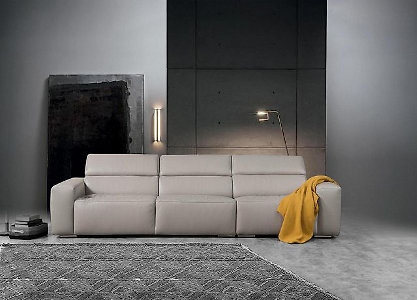 Xlmoebel Sofa Dreisitzer Ledersofa mit modernem Design für Ihr Wohnzimmer., günstig online kaufen