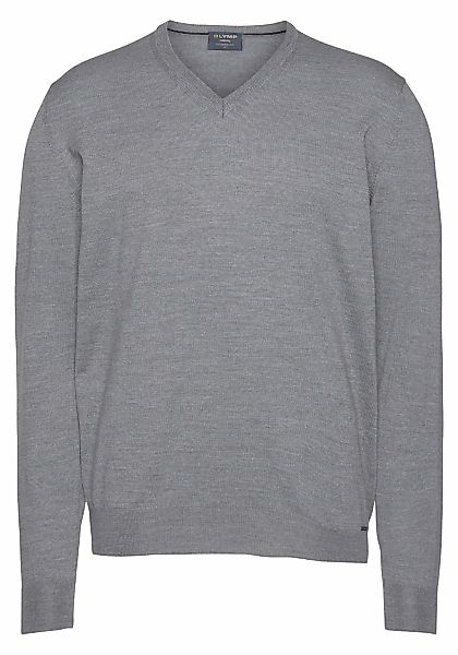 OLYMP V-Ausschnitt-Pullover OLYMP Strick Casual klassischer günstig online kaufen