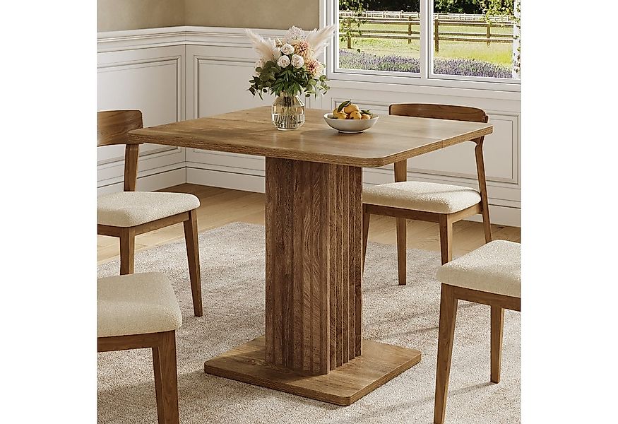 Tribesigns Esstisch 90 cm Esstisch, quadratischer Küchentisch, für Esszimme günstig online kaufen