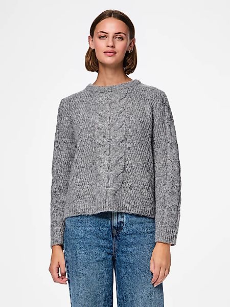 pieces Strickpullover "PCNINA LS O-NECK KNIT NOOS BC" günstig online kaufen