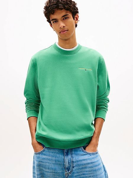 Tommy Jeans "TJM REG LINEAR CREW EXT", mit Logostickerei günstig online kaufen