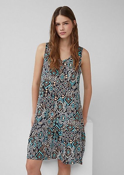 s.Oliver Minikleid Kleid Kurzes Jersey-Kleid mit Schleifendetail am Rücken günstig online kaufen