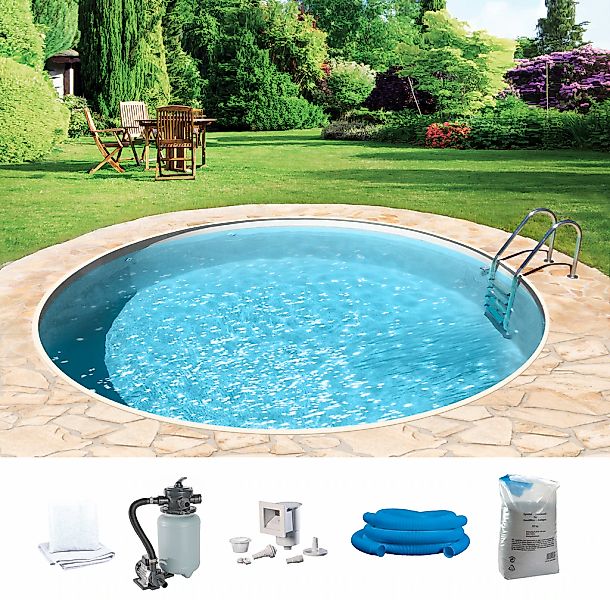 KONIFERA Rundpool "HOLIDAY 2" Höhe: 120 cm, in verschiedenen Größen günstig online kaufen
