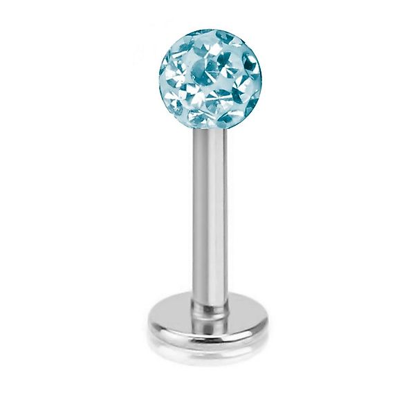 viva-adorno Piercing-Set Lippenpiercing Multi Kristall Epoxy günstig online kaufen