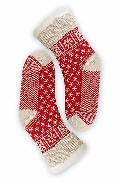 Capelli New York Socken "Haussocke red combo" 1 Paar, rutschsicher, Feinstr günstig online kaufen