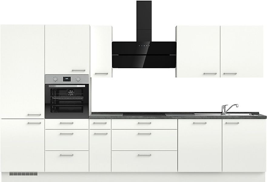 nobilia® Küchenzeile »"Laser II", Ausrichtung wählbar, Breite 360 cm« vormo günstig online kaufen