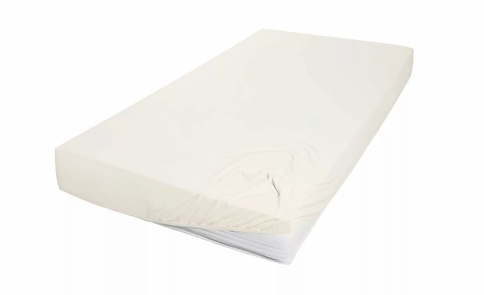Jersey Spannbettlaken   ¦ beige ¦ Maße (cm): B: 100 H: 22 T: 22.0 Bettwaren günstig online kaufen