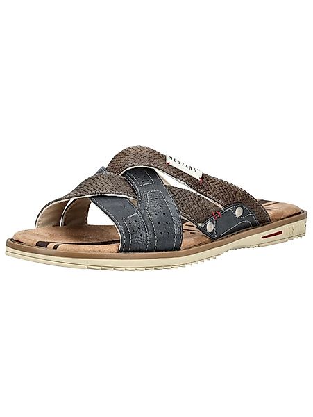 MUSTANG Pantoletten Lederimitat Pantolette günstig online kaufen