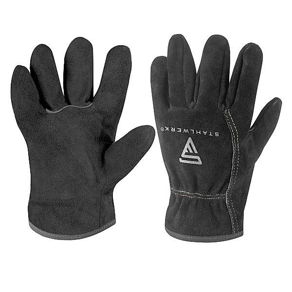 STAHLWERK Arbeitshandschuhe Schweißerhandschuhe / Hitzebeständige Handschuh günstig online kaufen