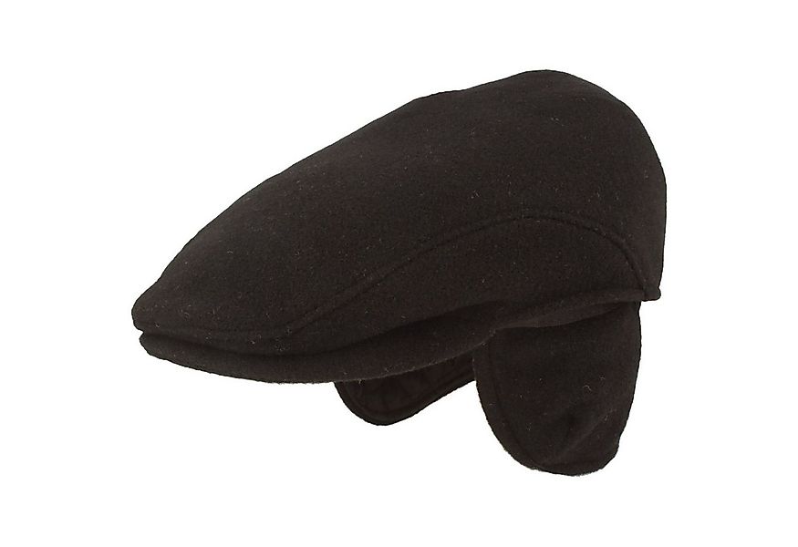 Breiter Schiebermütze Schlichte Flatcap mit Ohrenklappen warm günstig online kaufen