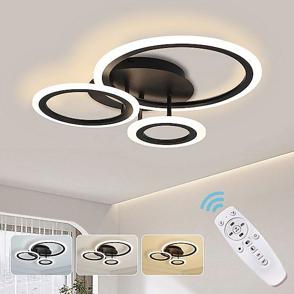 LMaxhome Deckenleuchte Mordern LED Deckenlampe Dimmbar günstig online kaufen