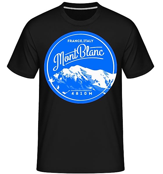 Mont Blanc Mountain · Shirtinator Männer T-Shirt günstig online kaufen