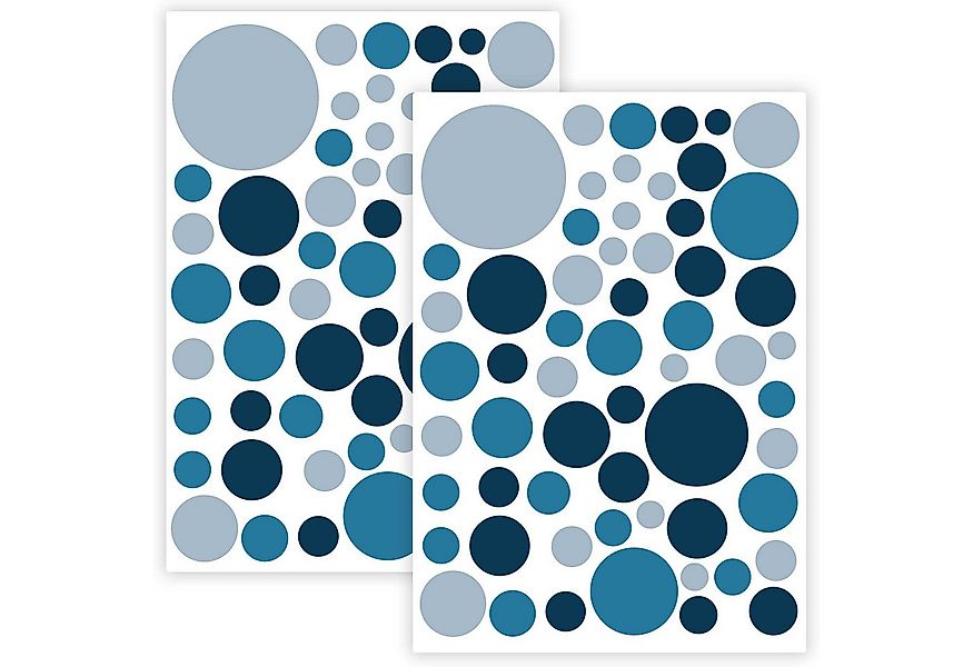 WANDKIND Wandtattoo Kreise Set 120 Stück V283 günstig online kaufen