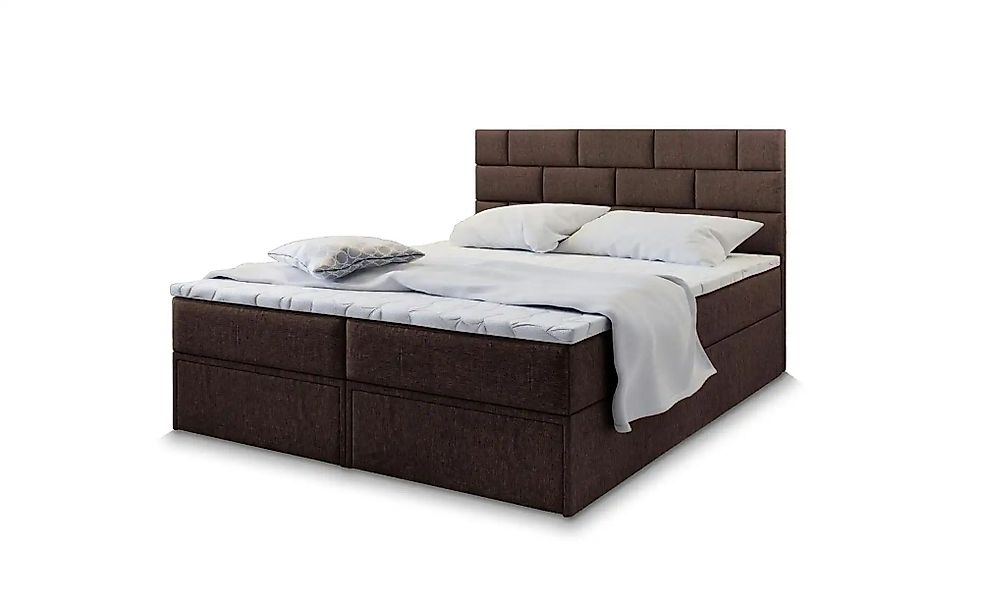 MASSENO Boxbett mit Bettkasten und 2 Schubladen Arinos ¦ braun ¦ Maße (cm): günstig online kaufen