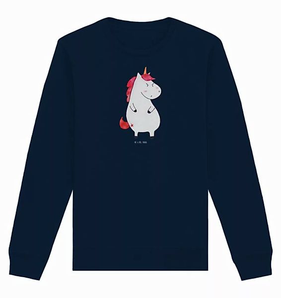 Mr. & Mrs. Panda Longpullover Größe XL Einhorn Wut - French Navy - Geschenk günstig online kaufen